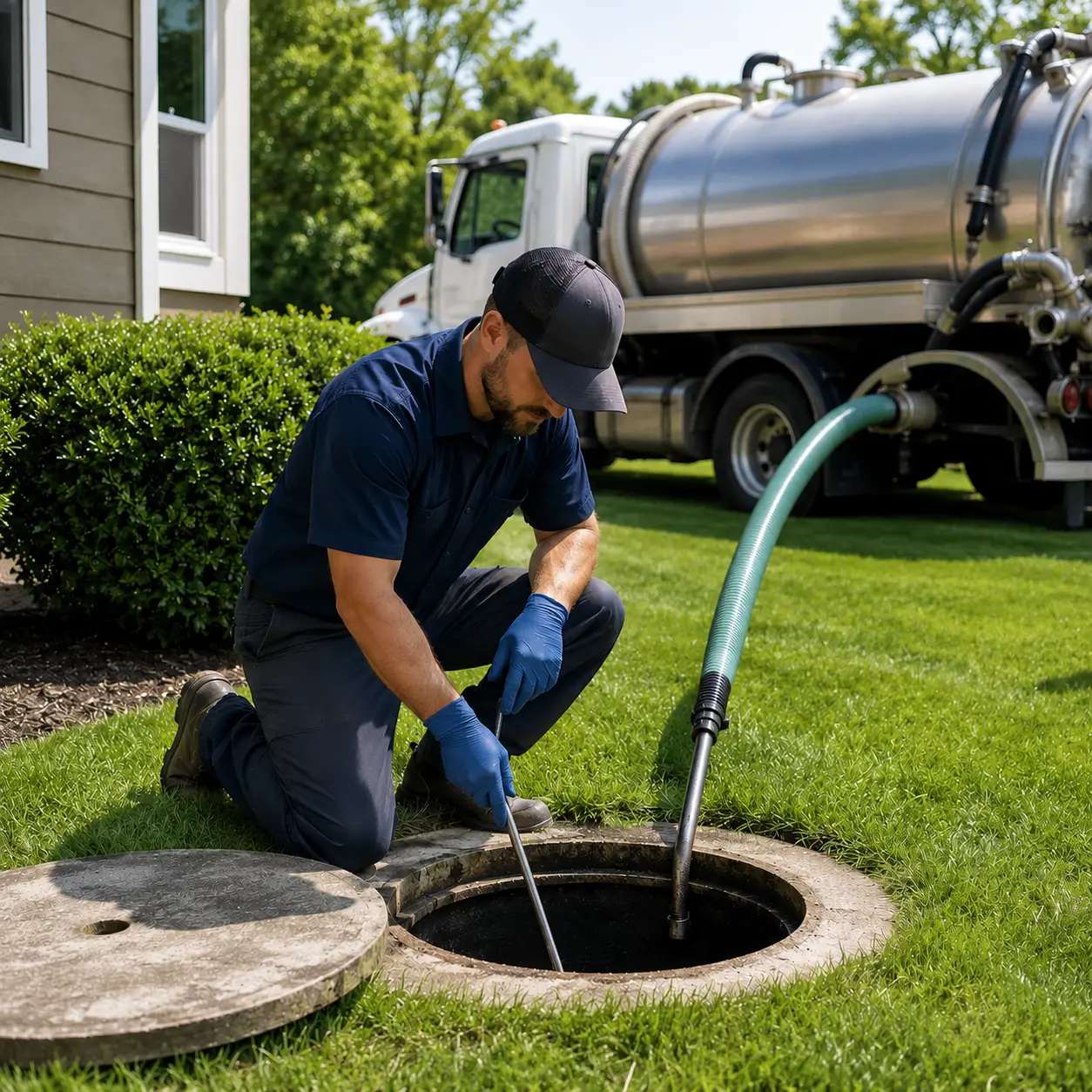 septic tank pumping service in Lakeshore